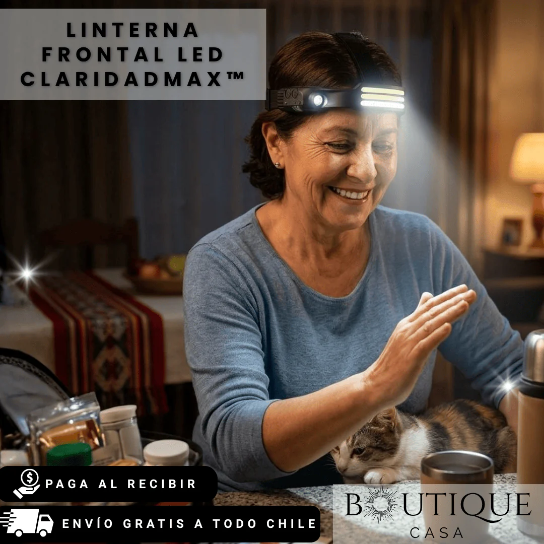 Linterna Frontal LED | ClaridadMax™