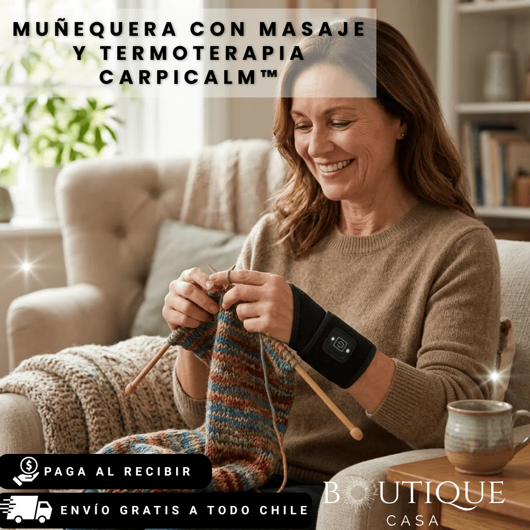 Muñequera con Masaje y Termoterapia | CarpiCalm™